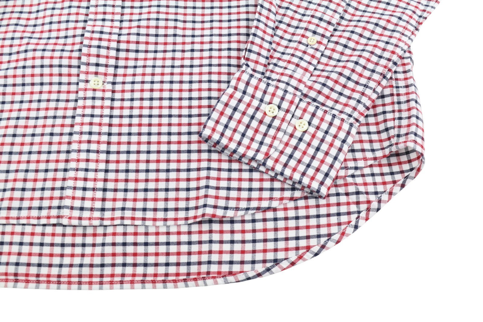 GANT Reg Oxford Tattersall BD Men Shirt L Red Checked Pocket Casual Shirt