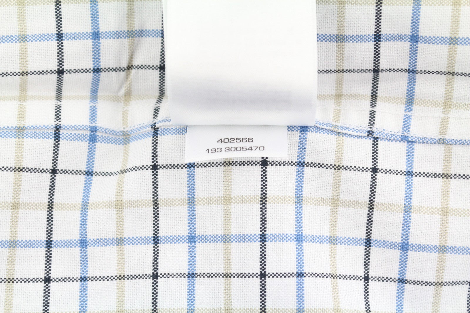 GANT The Beefy Oxford Check Reg BD Men Shirt 2XL Blue Plaid Pocket Casual