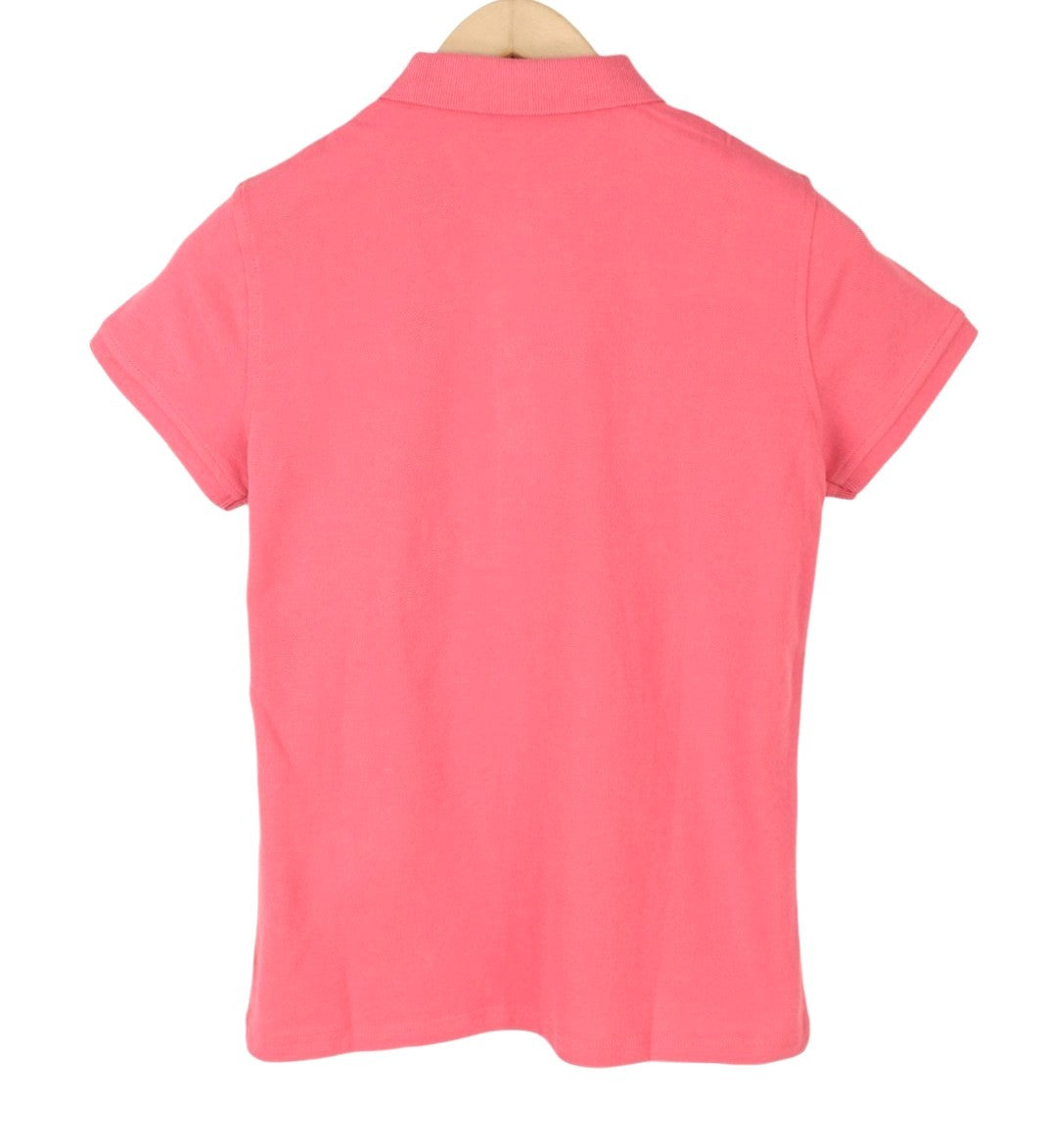 GANT Summer Pique Women T-Shirt 2XL Rose Cotton Polo Casual Embroidered