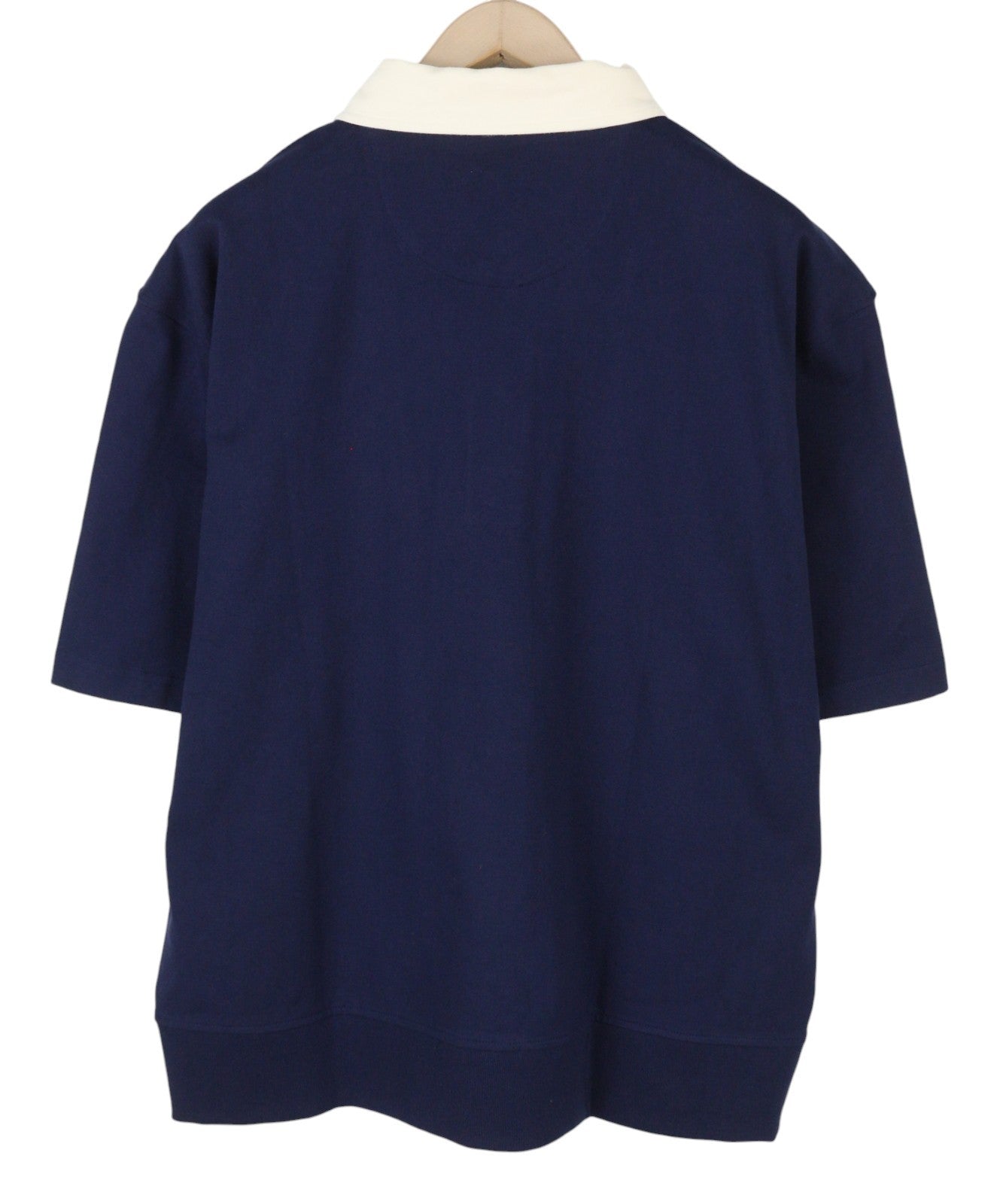 GANT SS Heavy Rugger Men Polos L Blue Logo Cotton Polo Casual Shirt