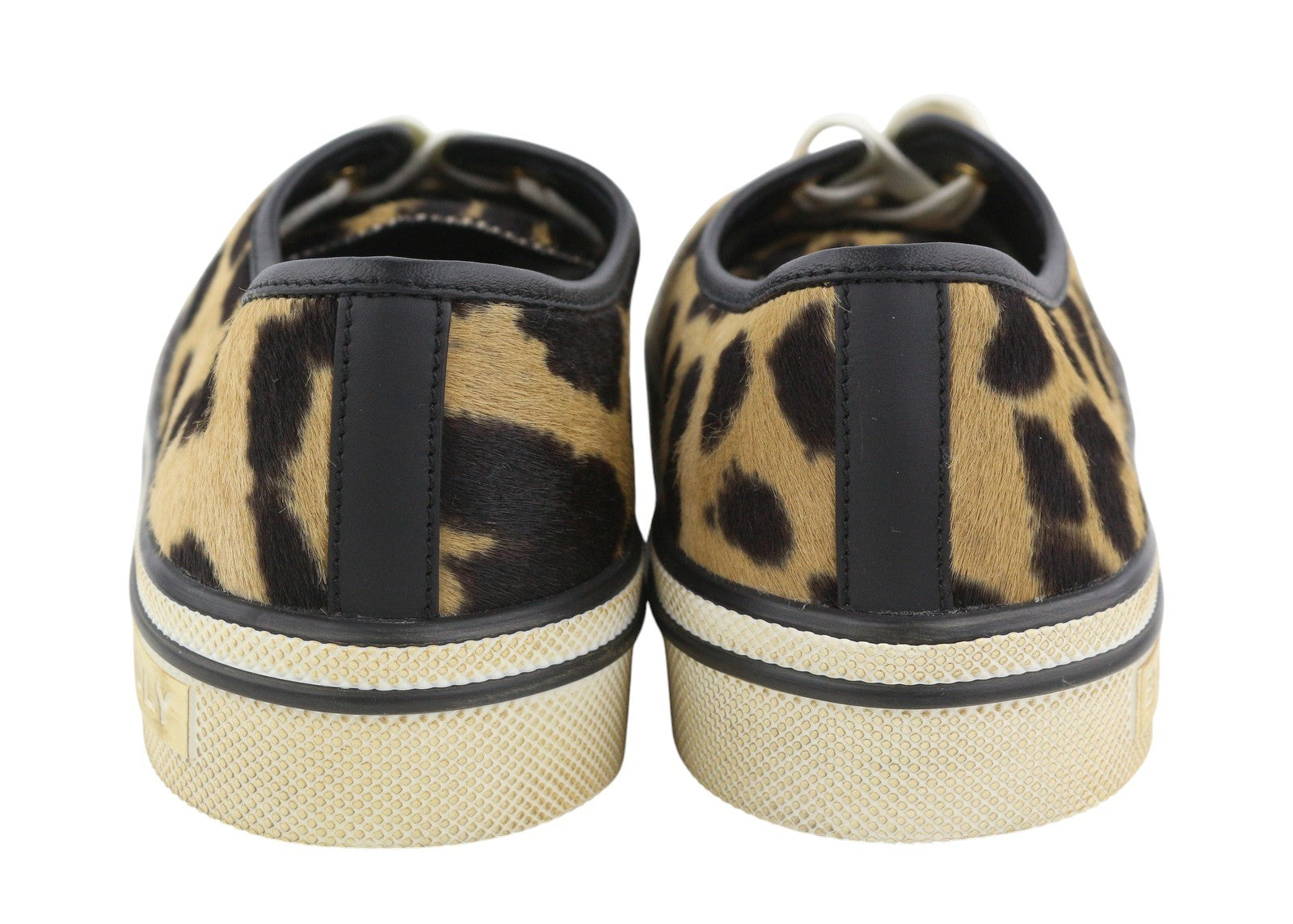 BALLY Lyder-Pyl-W Women Sneakers EU40 Brown Calf Hair Leather Low Top RRP749