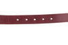 Burgundy Leather Belt