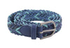Blue Leather Belt