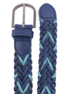 Blue Leather Belt