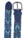 Blue Leather Belt