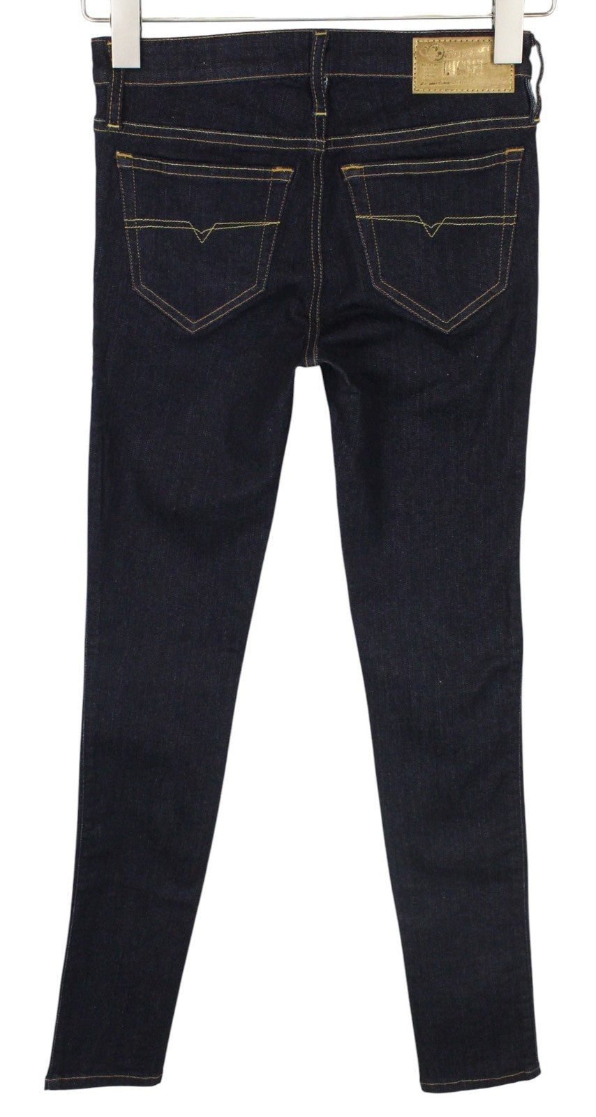 DIESEL Skinzee 0813C Women Jeans W25/L32 Mid Blue Stretch Super Slim Skinny