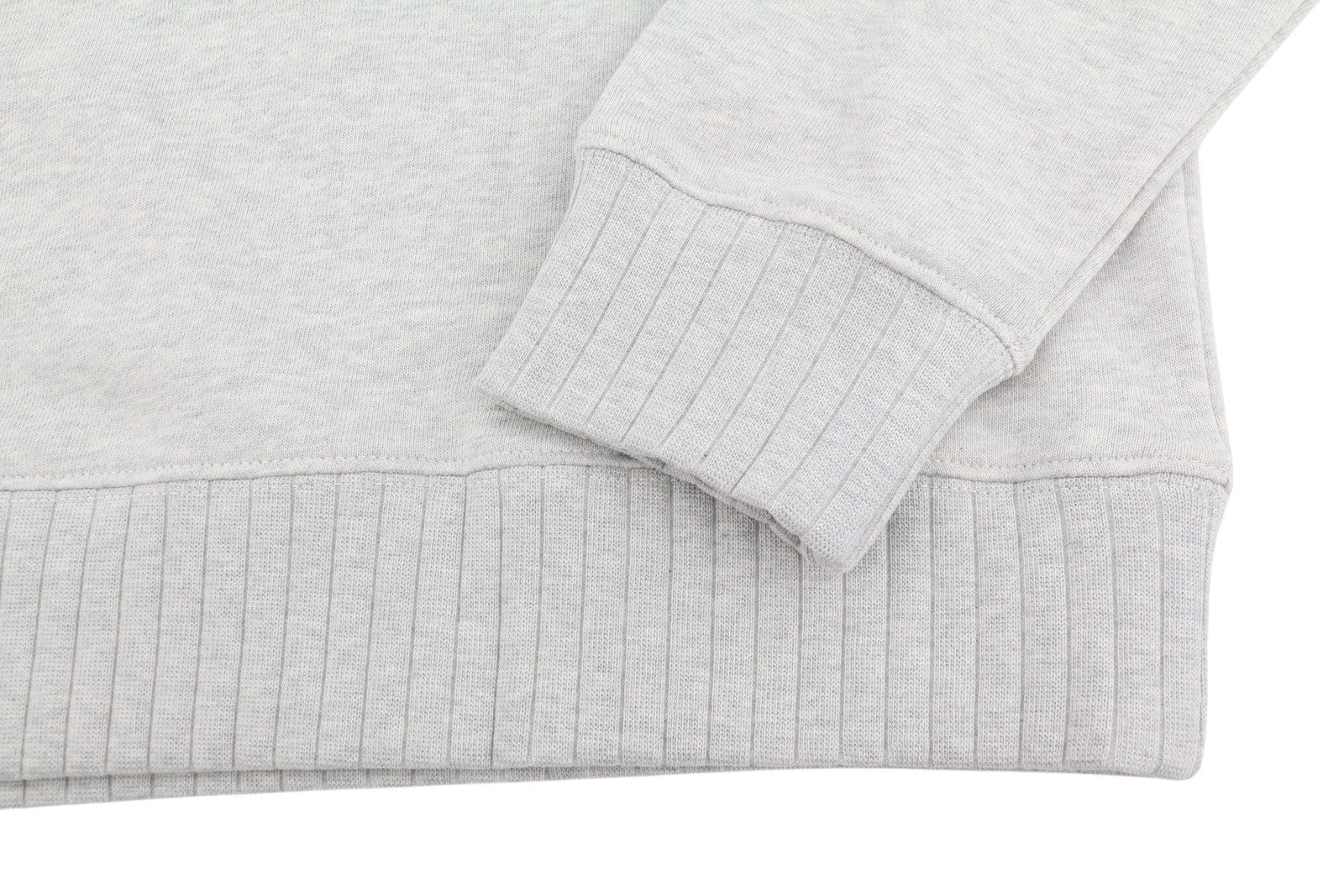 SCOTCH & SODA Men Sweatshirt L Grey Melange Polo Half Button Collar Pull On