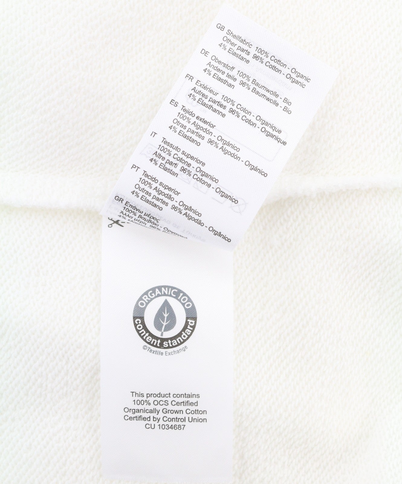 SCOTCH & SODA Men Hoodie M White Organic Cotton Pockets Hooded Full Zip