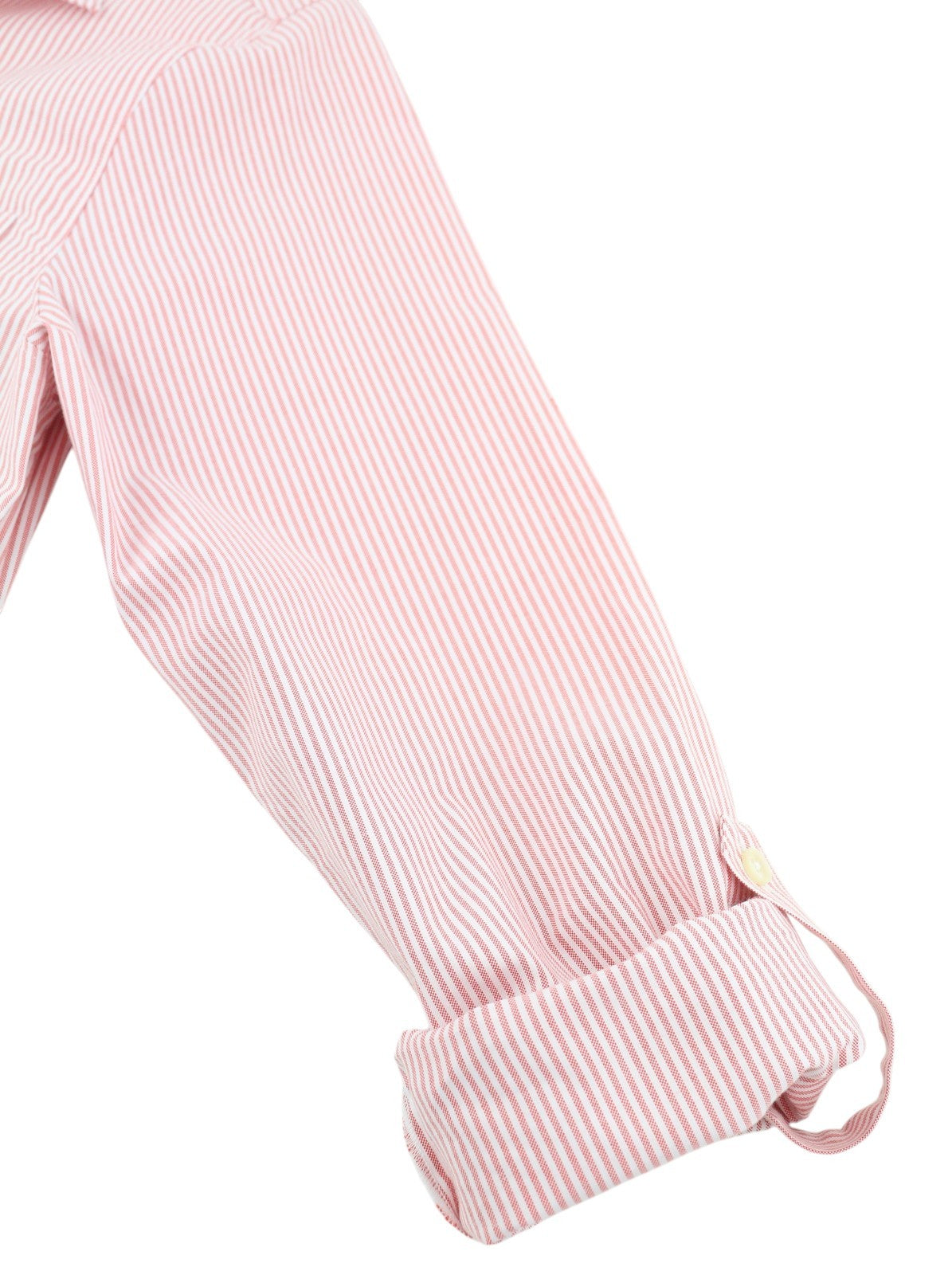 SCOTCH & SODA Men Shirt L Pink Pinstriped Spread Patch Pocket Casual
