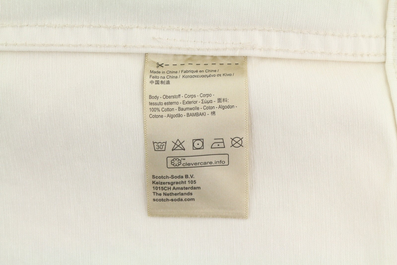 SCOTCH & SODA Men Jacket M Beige Embroidered Spread Button Up Lightweight