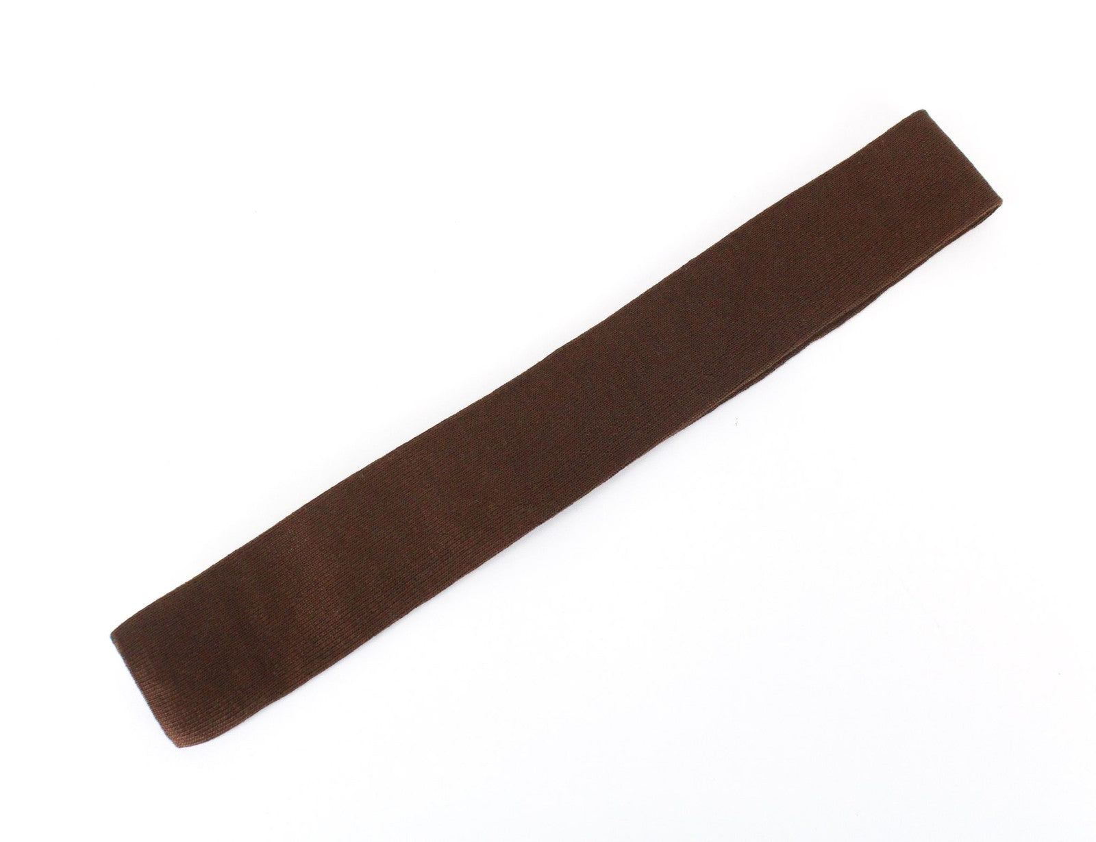 SUITSUPPLY Men Tie 147 x 6 cm Brown Pure Cotton Knitted Squared-End Formal