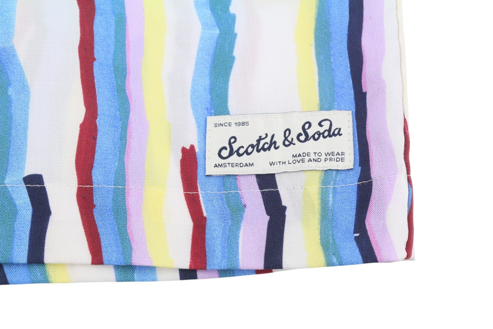 SCOTCH & SODA Men Set M Colourful Pattern Tencel Short Sleeve Relaxed Fit 2in1