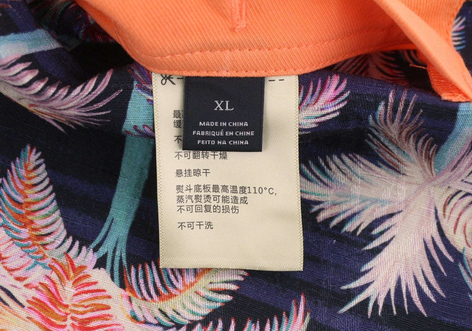 SCOTCH & SODA Men Blazer XL Dark Blue Palm Tree Print Notch Lapel Thin