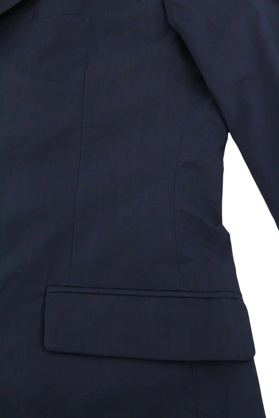 SCOTCH & SODA Men Blazer M Dark Blue Cotton Half Lined Notch Single Breasted