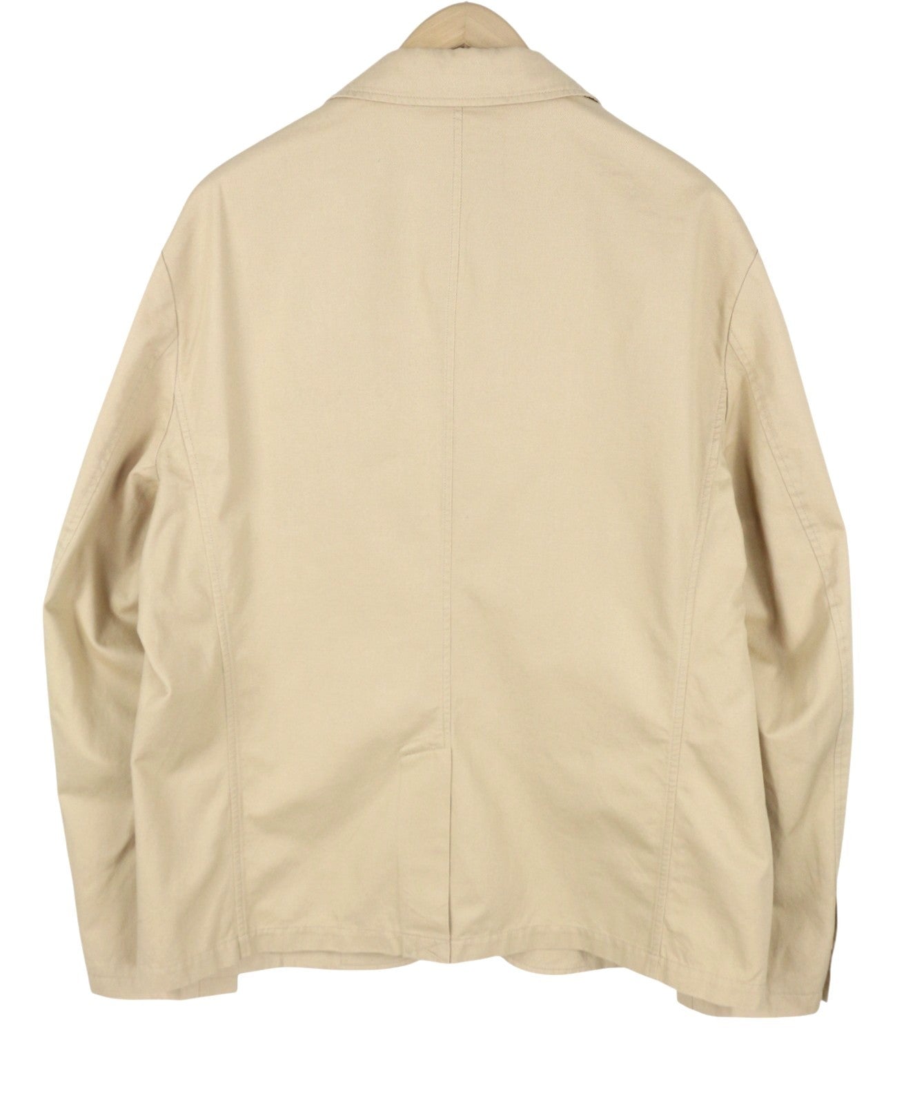 SCOTCH & SODA Men Blazer L Beige Half Lined Notch Lapel Single Breasted