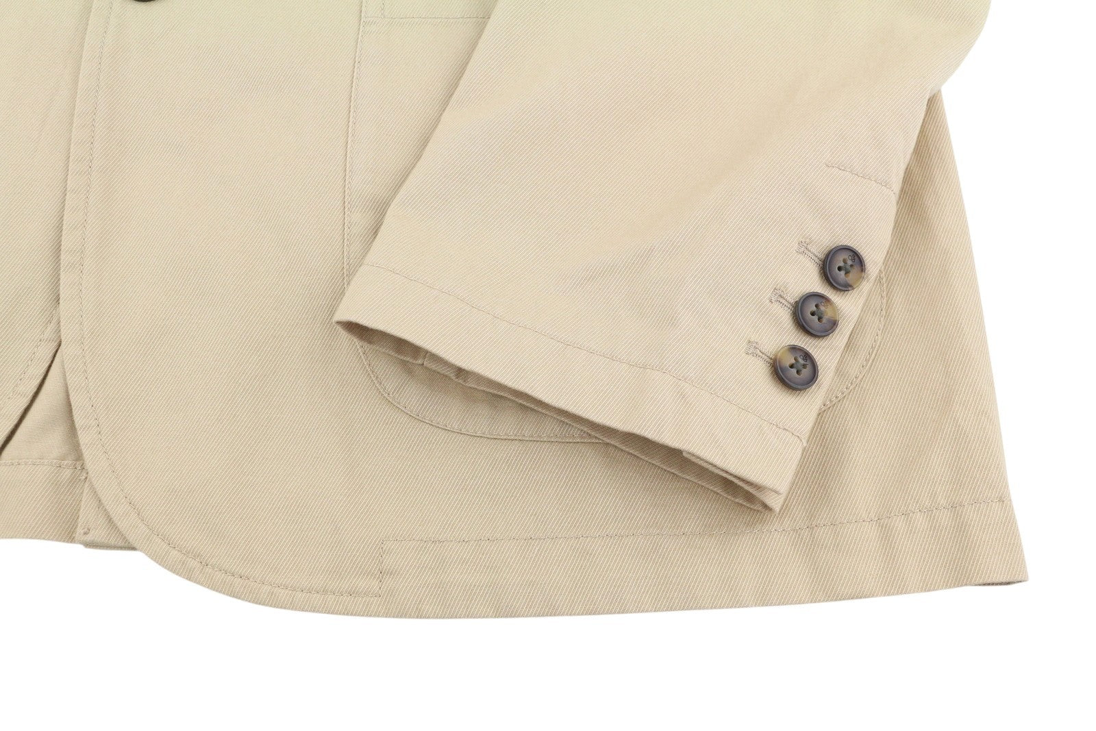 SCOTCH & SODA Men Blazer L Beige Half Lined Notch Lapel Single Breasted