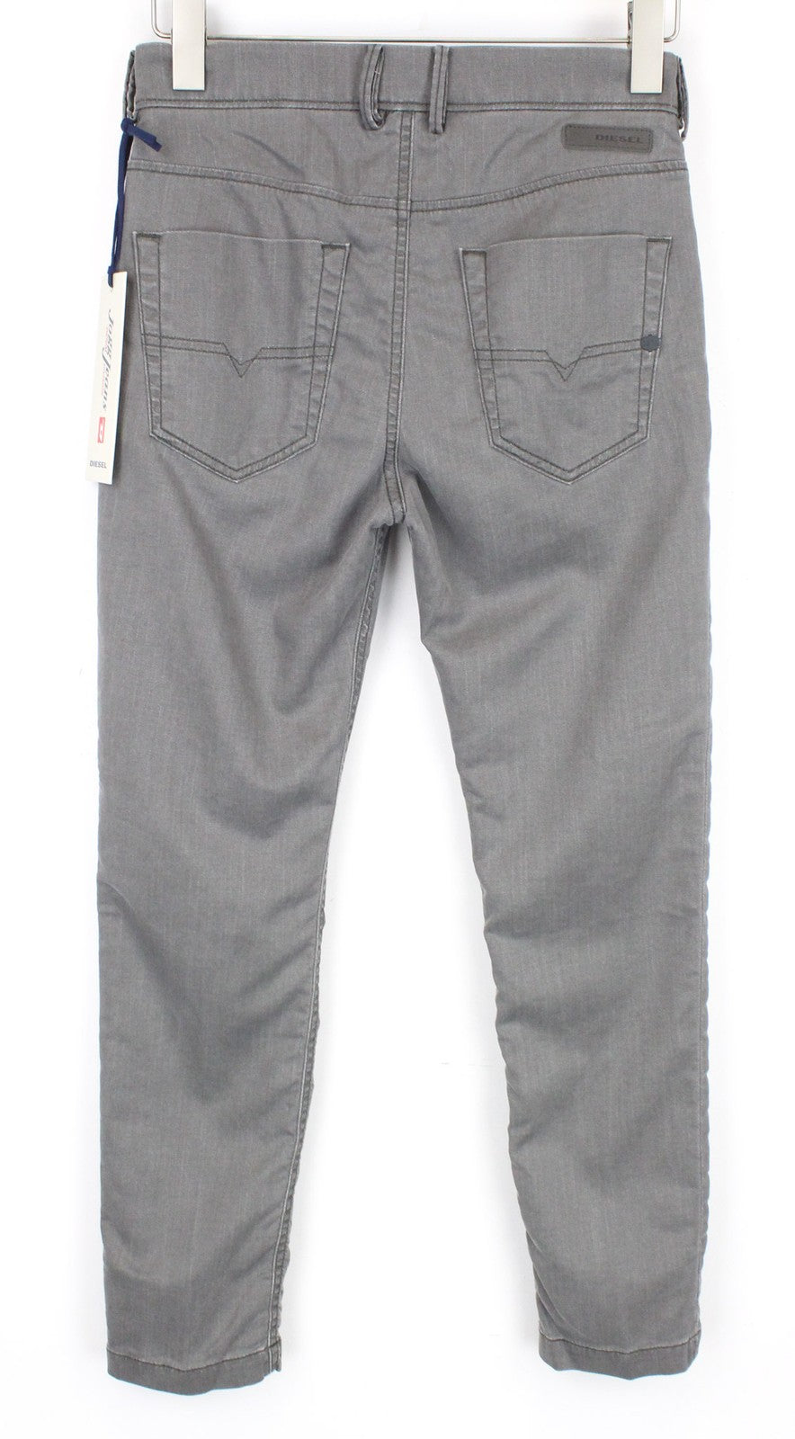 DIESEL Chino-M-NE 0685E Men Jeans W26 Sweat Jogg Slim Grey Cotton Stretch