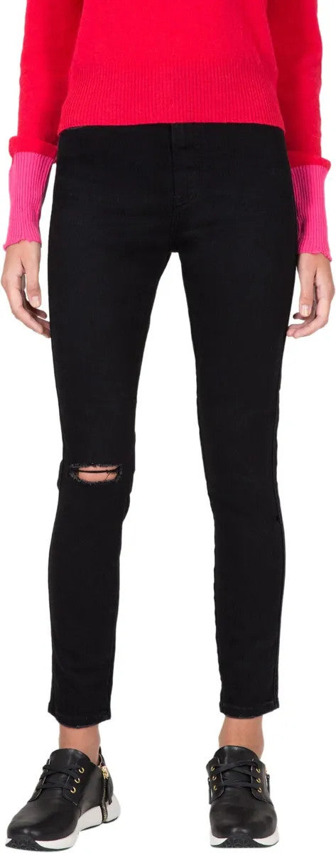 DIESEL Babhila-High 084ZN Women Jeans W32/L30 Slim Skinny Black Cotton Stretch