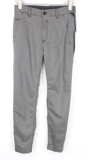 DIESEL Slim-Chino-M-NE 0685E Men Trousers W26 Grey Jogg Sweat Stretch Slim Fit