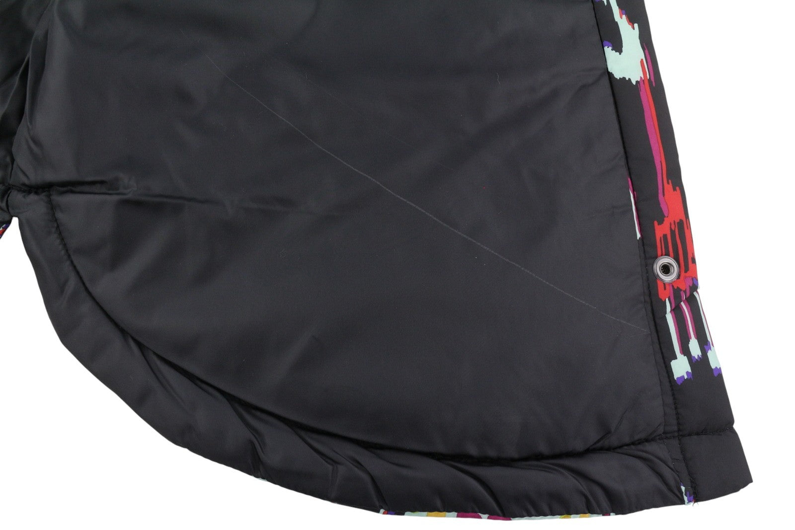 DESIGUAL Eliot Women's Jacket M Colourful Print Padded Snap Buttons Coat