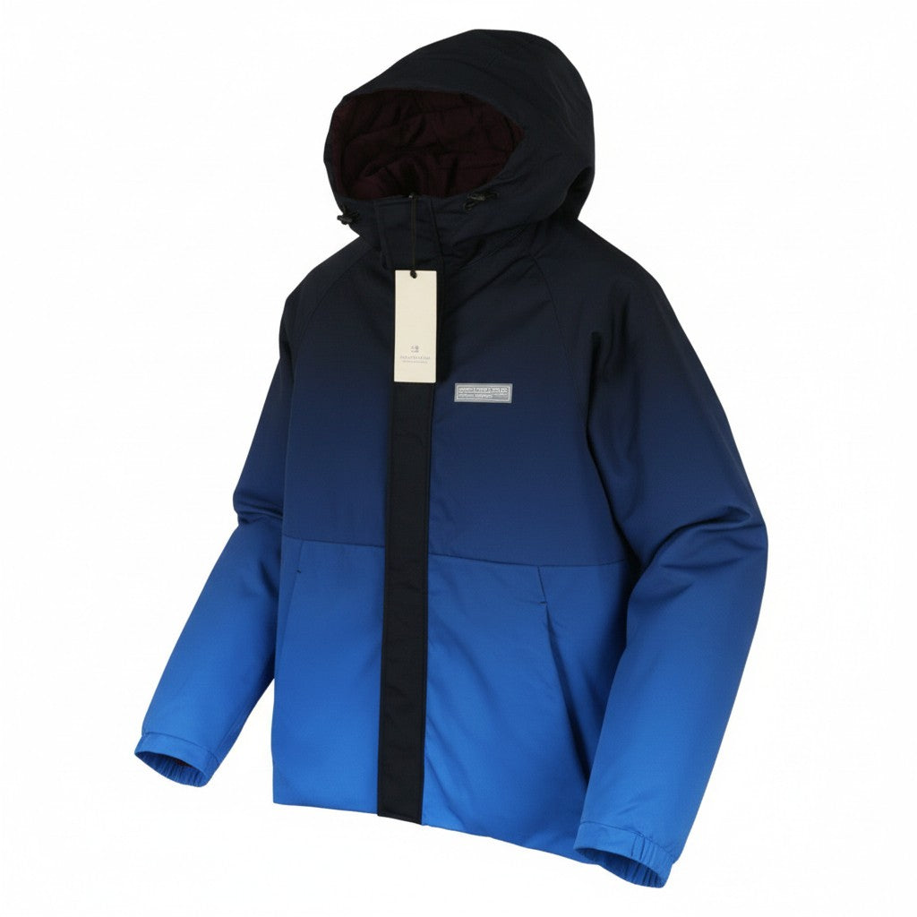 SCOTCH & SODA Men's Jacket M Reversible Hooded Padded Full Zip Pockets Coat