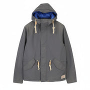 SCOTCH & SODA Men's Jacket M Grey Drawstring Waist Extended Inner Panel Coat