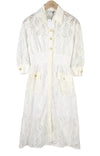 White Polyester Dress