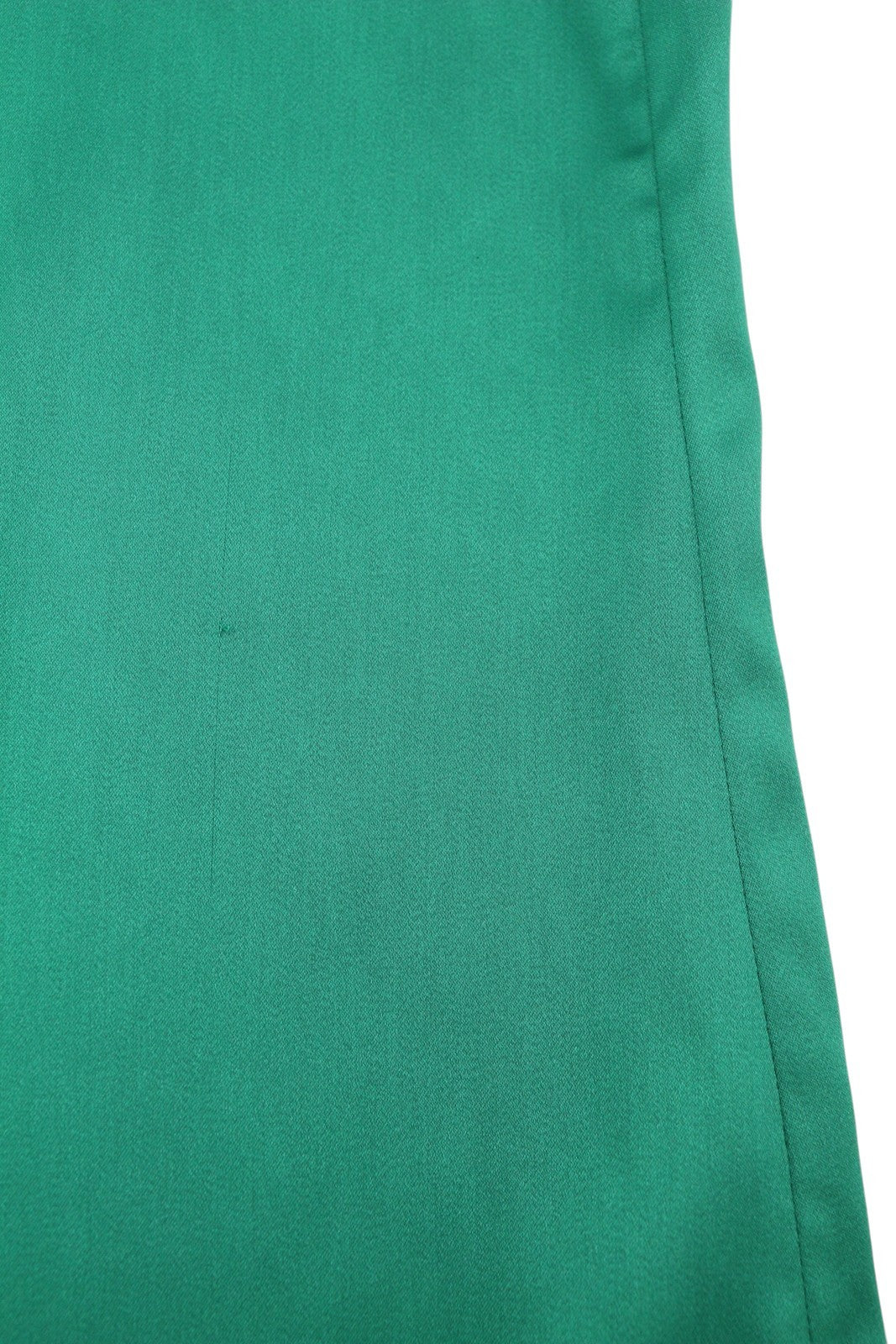 SANDRO Women's Dress 36 S Green Satin Effect Ruffled Wrap Sleeve RRP415
