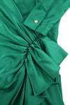 Green Polyester Dress