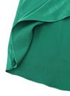 Green Polyester Dress