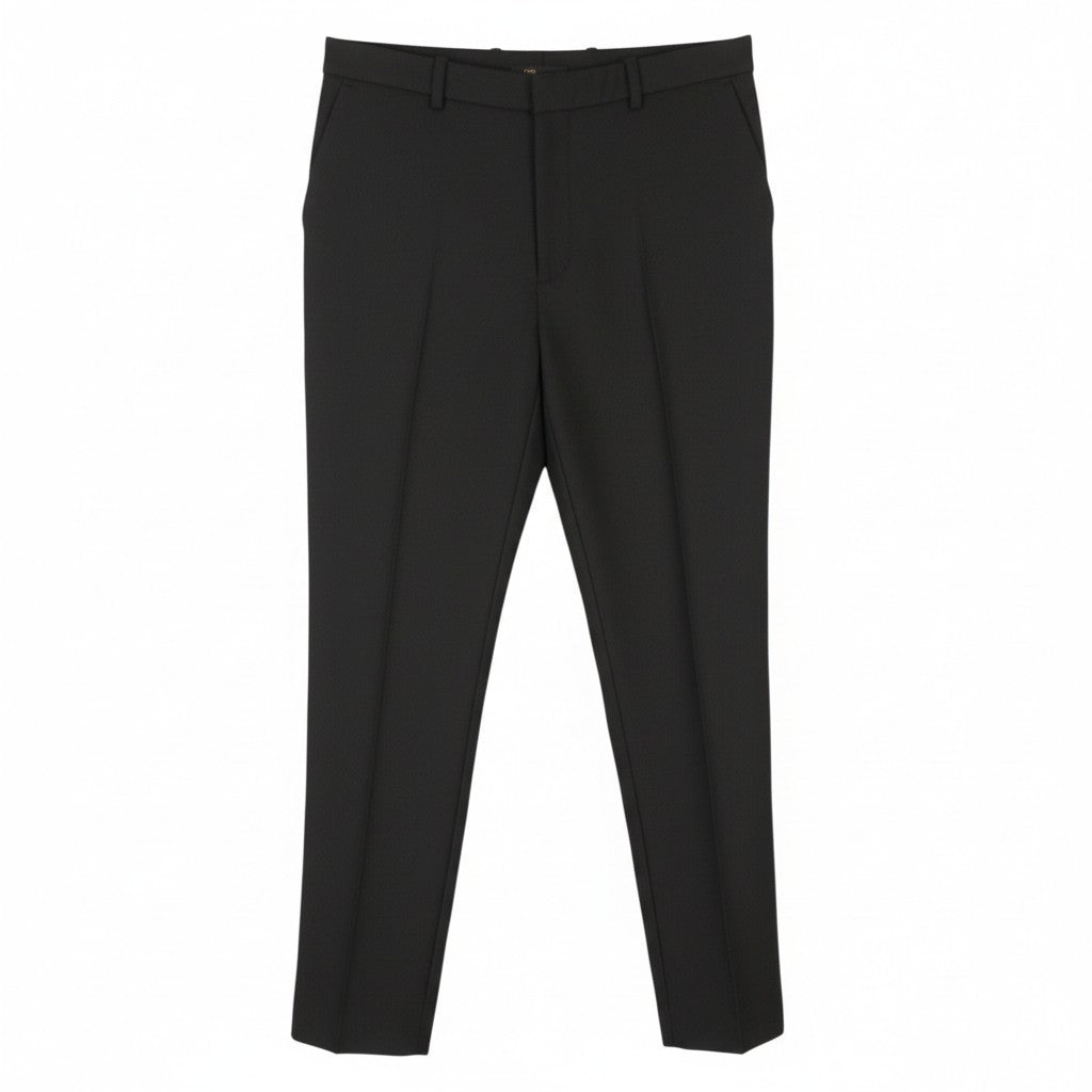 MAJE Pilar Women's Trousers 40 L Black Tailored Zip Fly Classic RRP295
