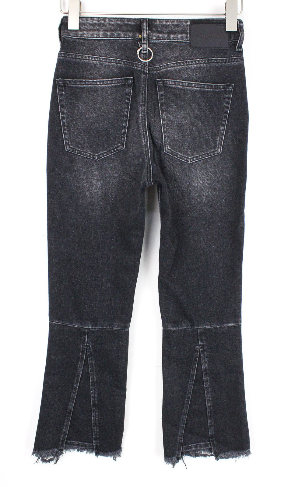 DIESEL D-Earlie 080AP Women Jeans W25/L32 Grey Stretch Slim High Waist Zip-Fly