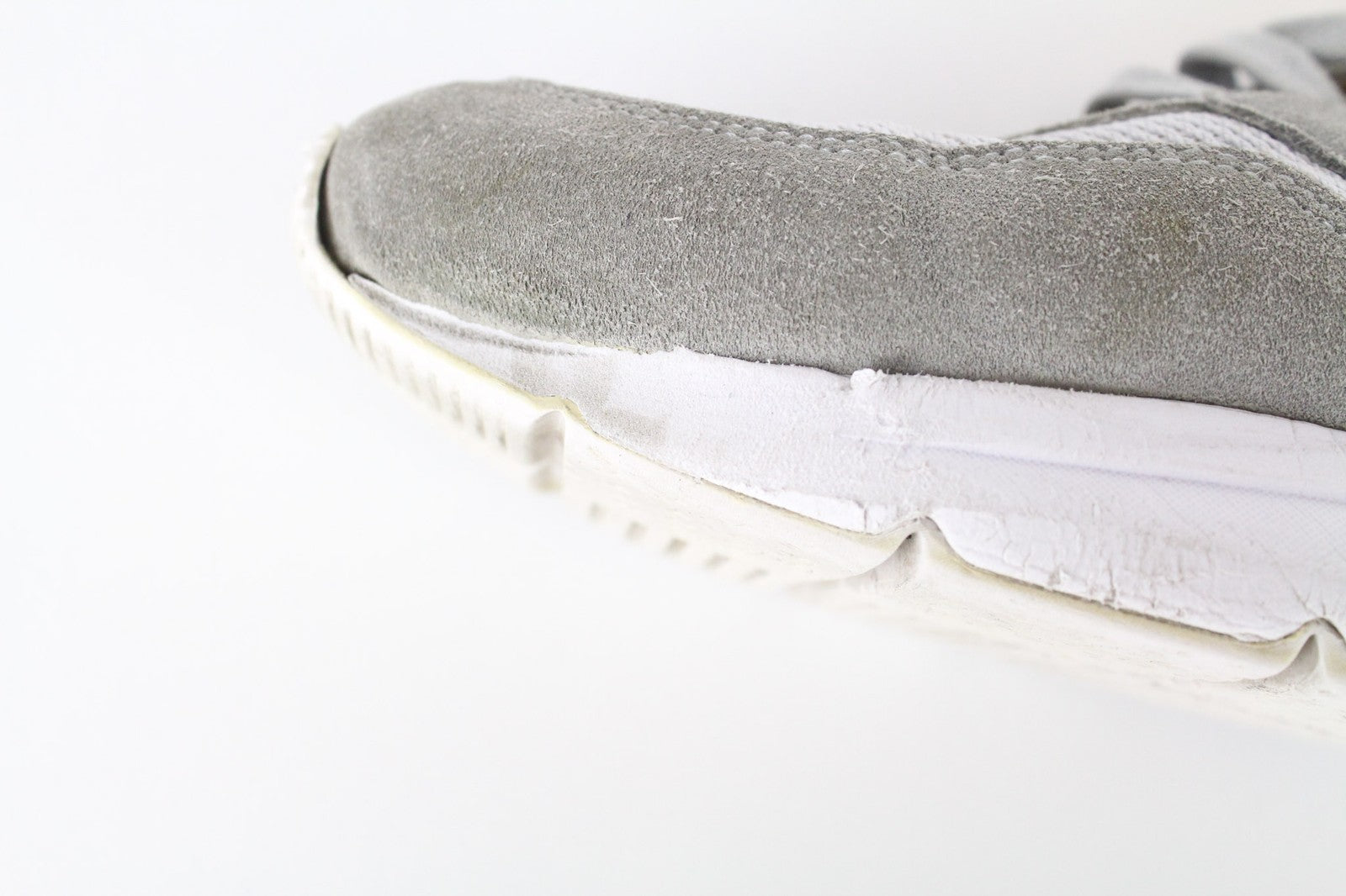SUITSUPPLY Men Sneakers EU43 Light Grey Trainers Low-Top Leather Vibram Lace Up