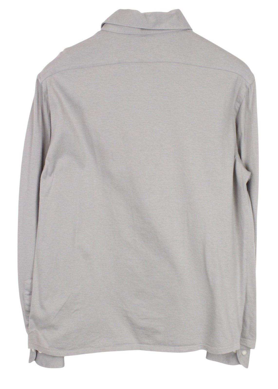 SUITSUPPLY Men T-Shirt 41/42/ 16/16 1/2 Cutaway Grey Extra Slim Cotton Polo