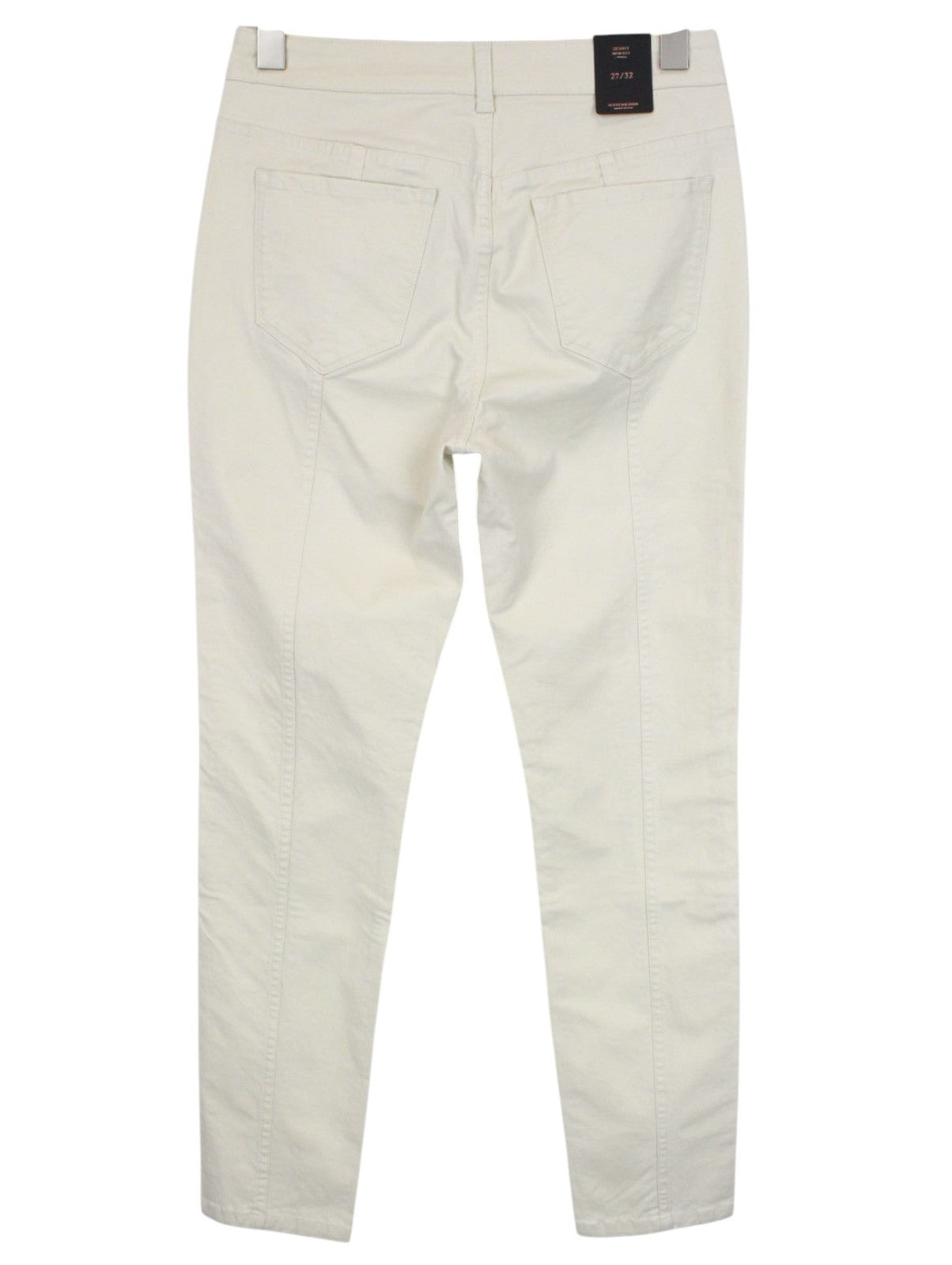 MAISON SCOTCH Women Trousers W27/L32 Off-White Beige Skinny Fit Casual