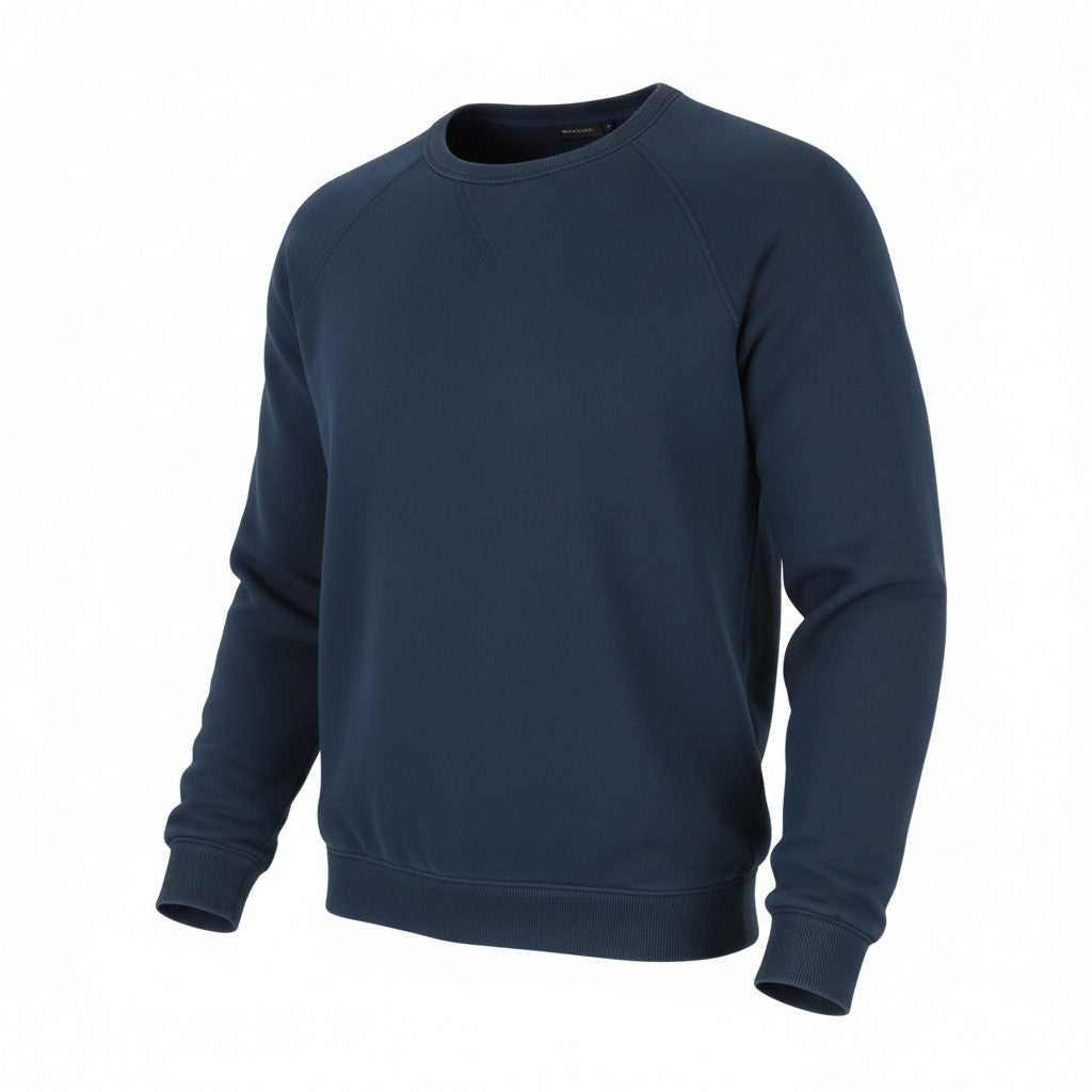 SCOTCH & SODA Men Sweatshirt L Dark Blue Crew Neck Long Sleeve Pull On