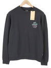 Black Cotton Sweatshirt