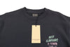 Black Cotton Sweatshirt