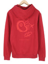 Red Cotton Hoodie