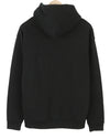 Black Cotton Hoodie