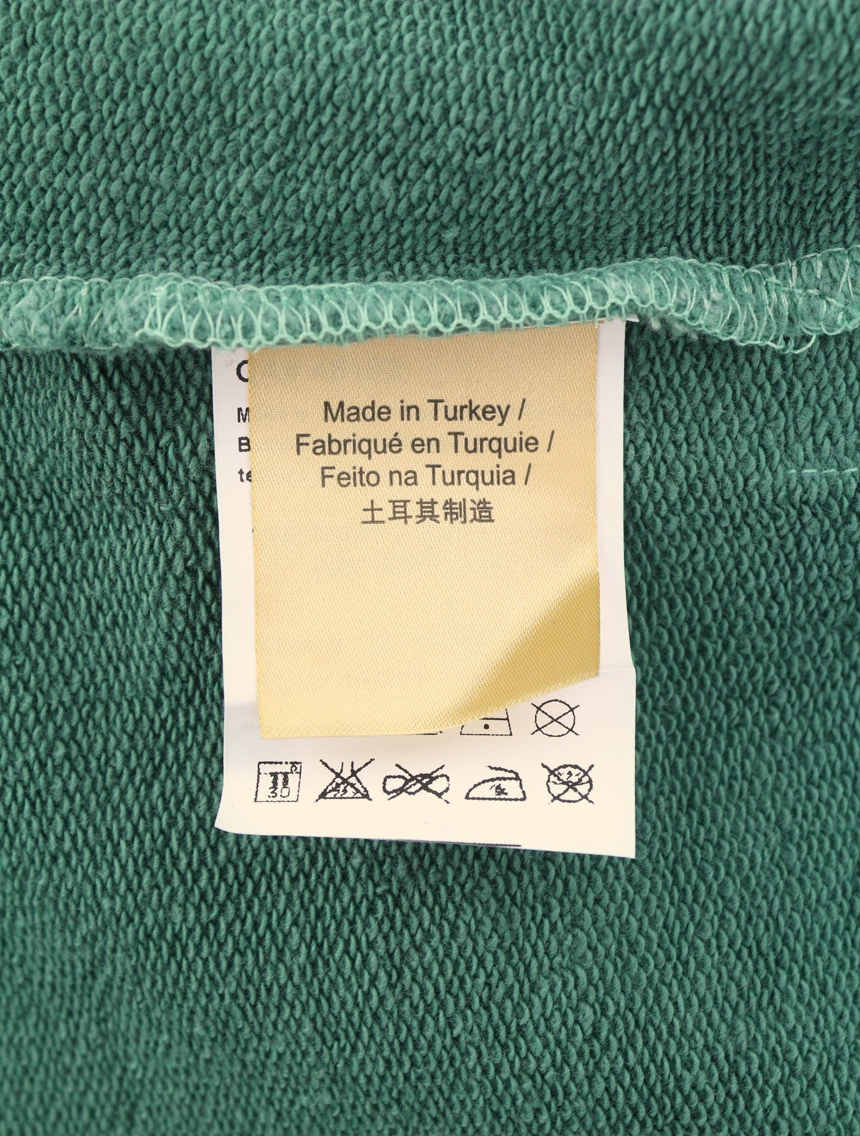 SCOTCH & SODA Men Hoodie M Preppy Green Faded Cotton Pocket Pull On