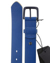 Blue Leather Belt