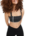 Black Nylon Sports Bra