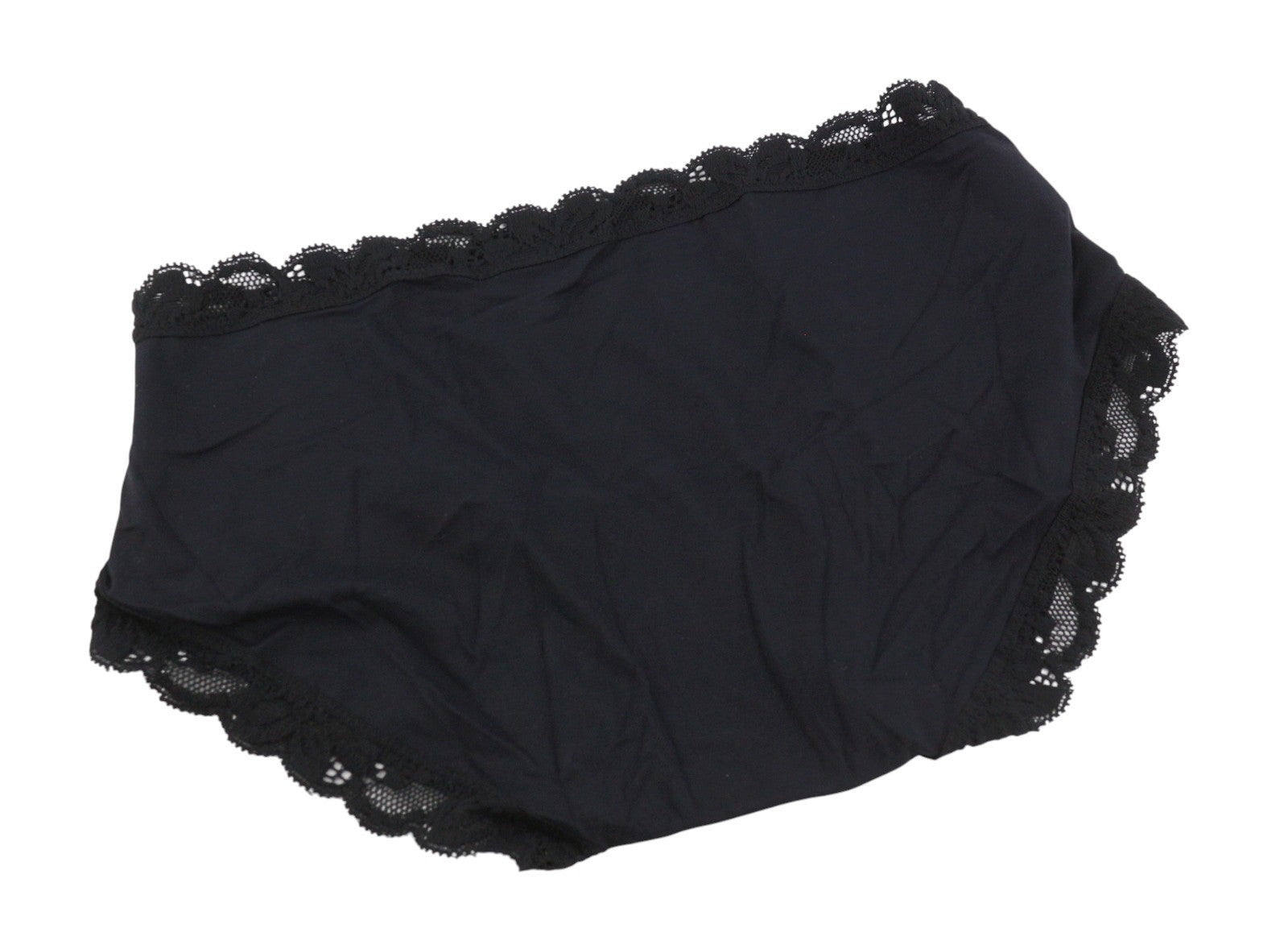 AERIE Sunnie Blossom Women Underwear XS Black Lace Trim Boybrief