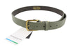 Green Recycled Leather Belt