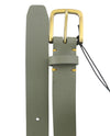 Green Recycled Leather Belt