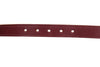 Burgundy Leather Belt