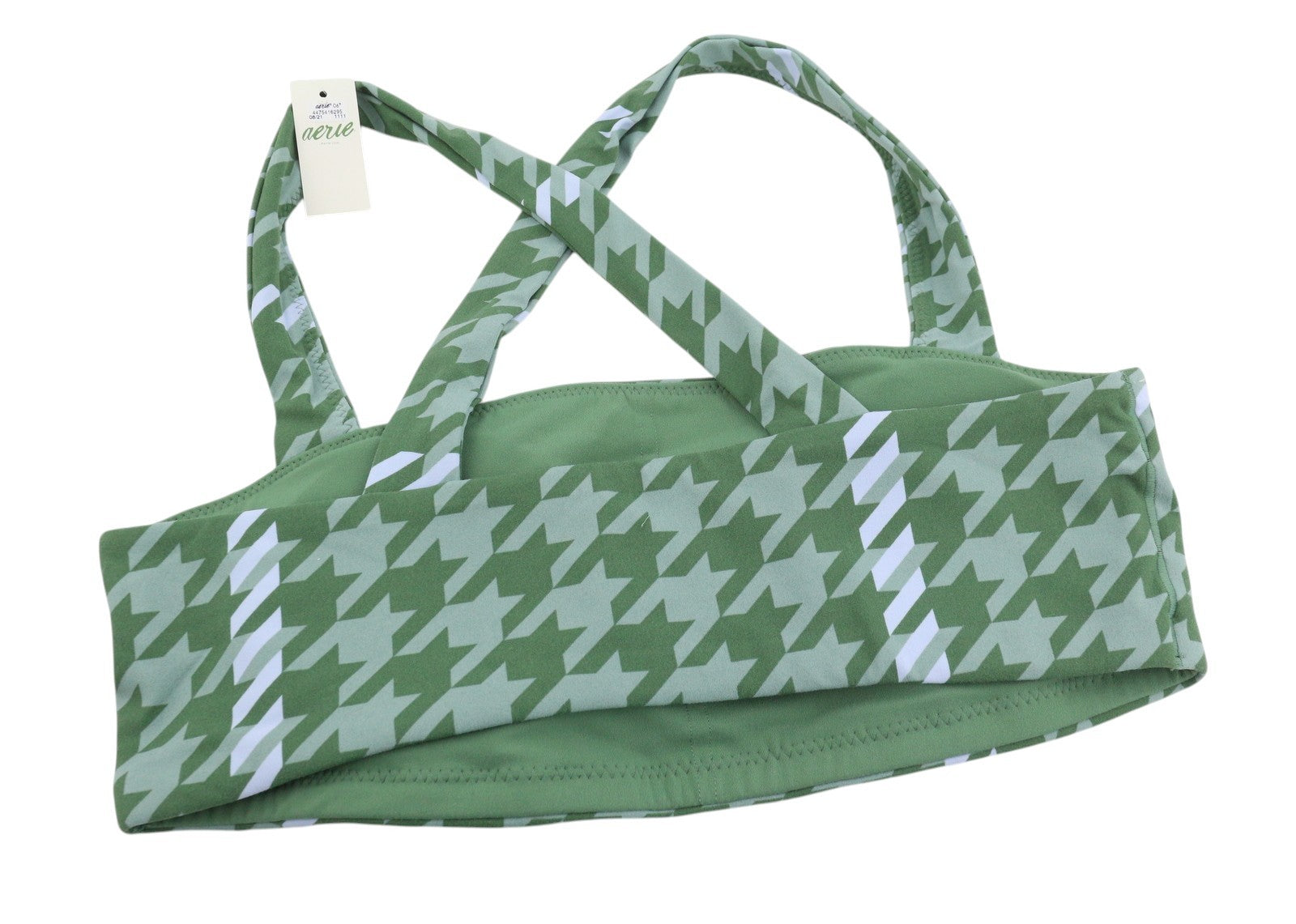 OFFLINE BY AERIE Women Sports Bra M Green Real Me Xtra Stretch Medium Support