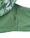 Green Nylon Sports Bra