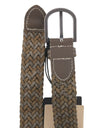 Grey Leather Belt